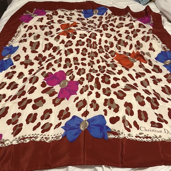 Vintage Christian Dior Scarf - Picture 2 of 4